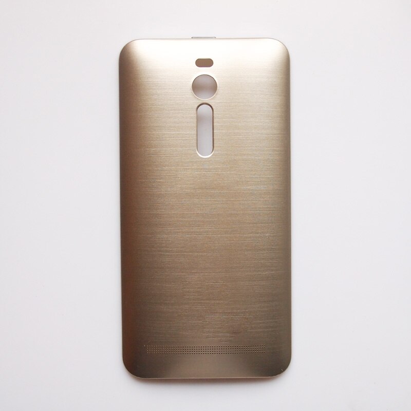 BaanSam nowe drzwi tylna pokrywa baterii obudowa etui na ASUS Zenfone 2 ZE551ML 5.5 Cal za pomocą przycisku zasilania bez NFC: Złota