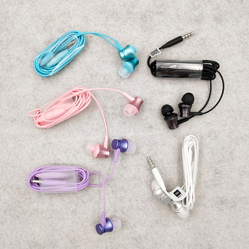 Xiaomi Piston 3 Earphone Mi Fresh 3.5mm In-Ear earphone For Mi Note 10 CC9 9T Pro CC9e A3 Lite Redmi Note 7 8 9 With Mic Headset