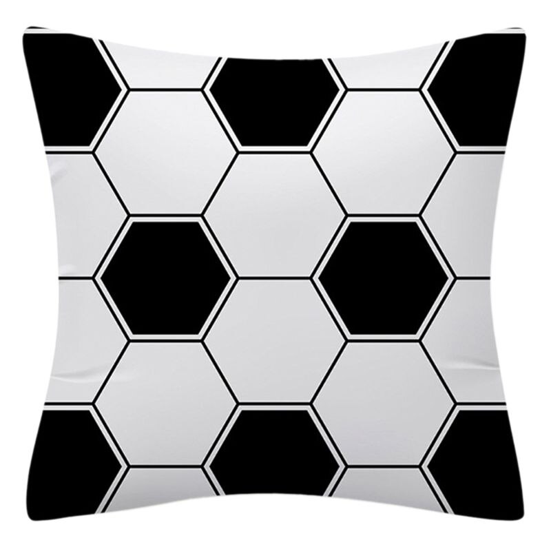 Sport Rugby Football basket-ball jeter taie d'oreiller 3D impression numérique pêche velours décoratif carré housse de coussin 425C
