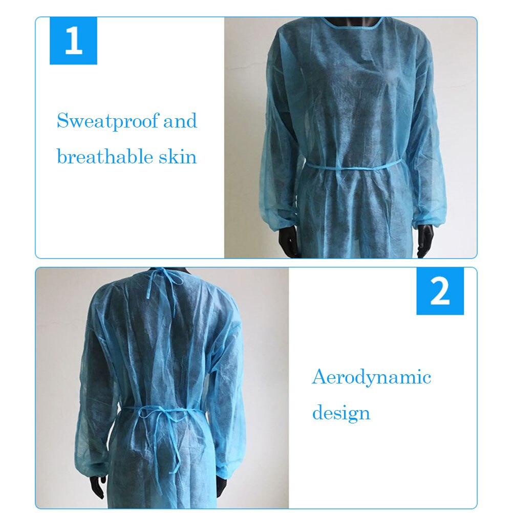 unisex Einweg Schutz Isolation Kleidung Anti-spucken Wasserdichte Anti-öl Fleck Pflege Kleid Anti-nebel Pflege Anzug neue