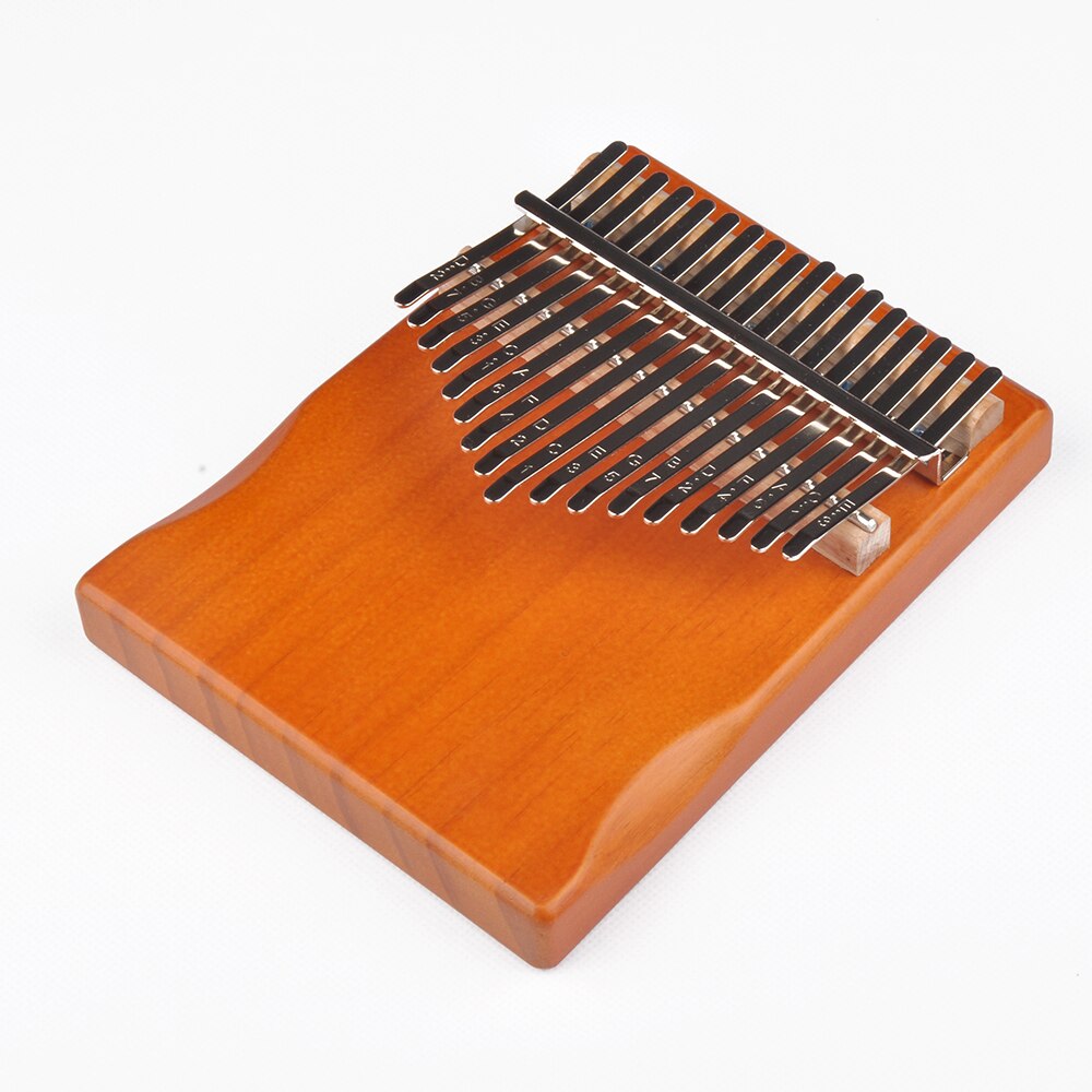 Piano 17 chave kalimba mbira caixa de música calimba mini dedo piano mogno instrumento musical de madeira 21 teclas 30 chave máquina: 07 Brown