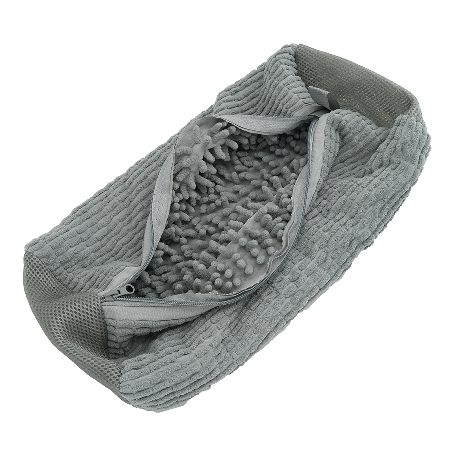 Schoenen wassen Tas Katoen Wasschoenen Beschermer Pluizige vezels Polyester Vriendelijk Anti-vervorming Schoenen Kleding Organizer: Chocolade