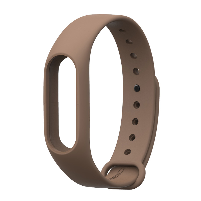 Mi Band 2 Correa para Xiaomi Mi Band 2 pulsera Pulseira Correa de muñeca para Miband 2 pulseras de silicona accesorios Correa: Brown