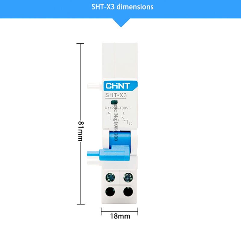 CHNT CHINT SHT-X3 Shunt Release 220V 24V 48V voor NXB-125 stroomonderbreker