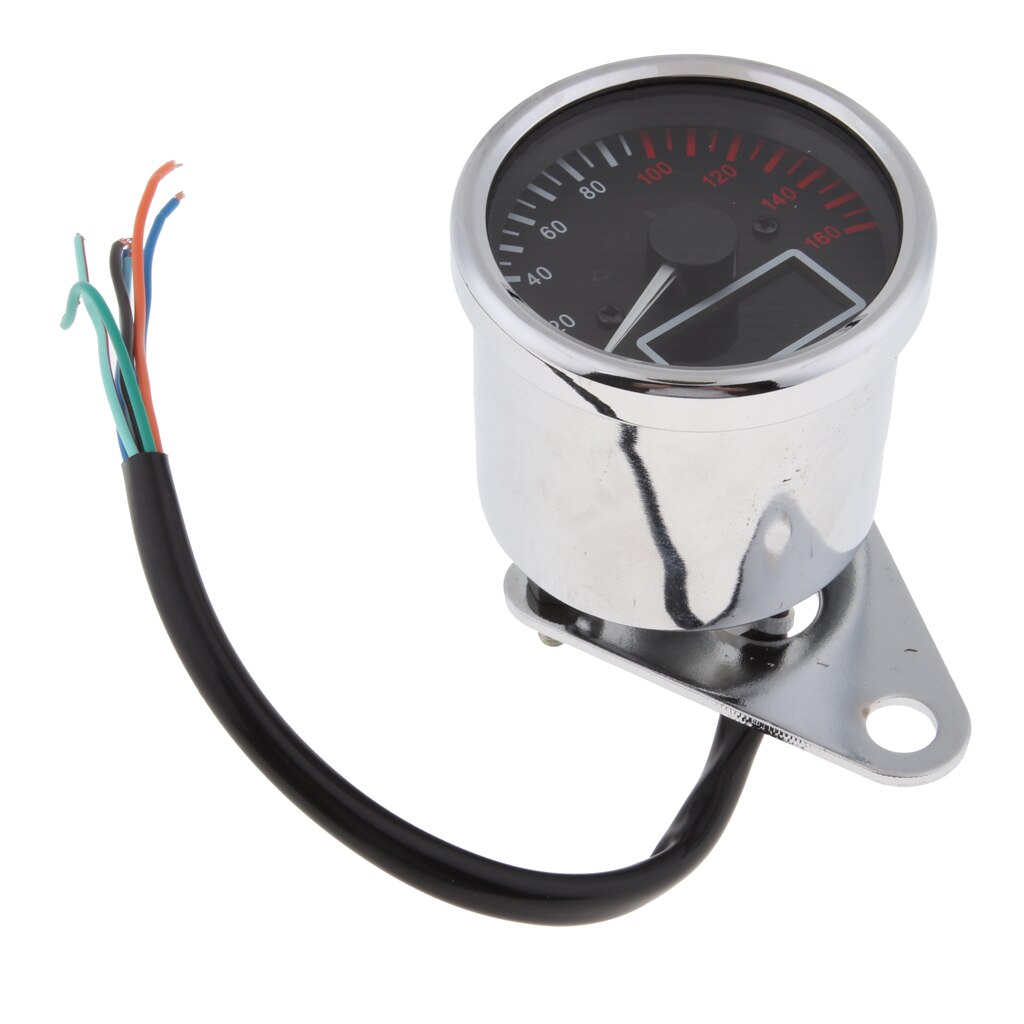 12V LCD Motorcycle Digital Speedometer Odometer Tachometer Gauge