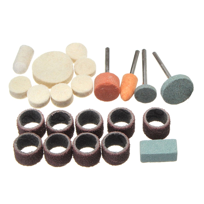 PROSTORMER-Conjunto de moldes de Metal y madera, 105 unidades, bricolaje, corte, pulido, molienda, herramientas abrasivas, Kit de brocas rotativas, conjunto de herramientas, AT2018