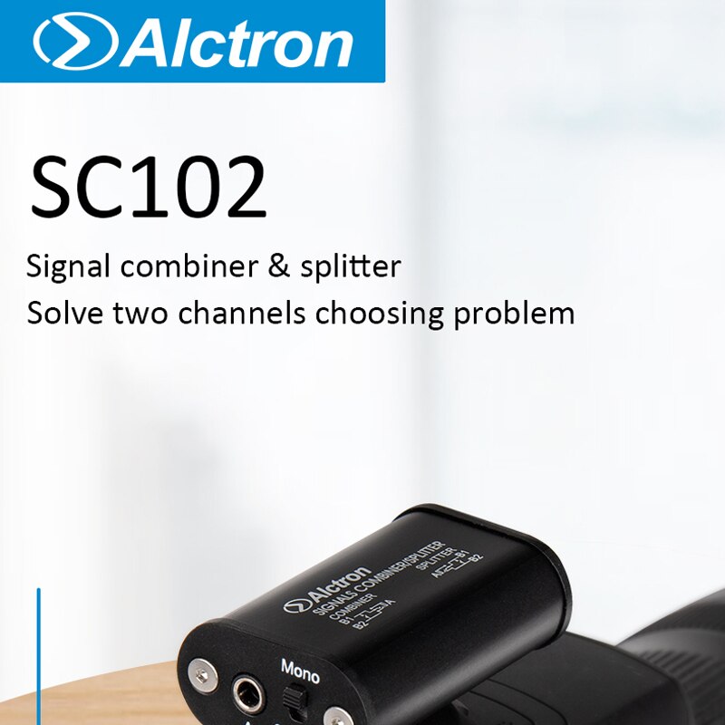 Alctron  sc102 signal kombinere eller split, studie, sceneoptræden, en kanal opdelt til to kanaler eller to kombinere i en kanal