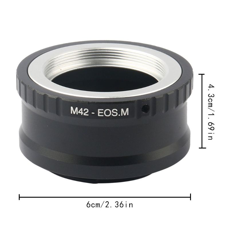 Adjustable M42 Lens to for Canon EOS M M2 M3 EF-M Mirrorless Camera Adapter Ring