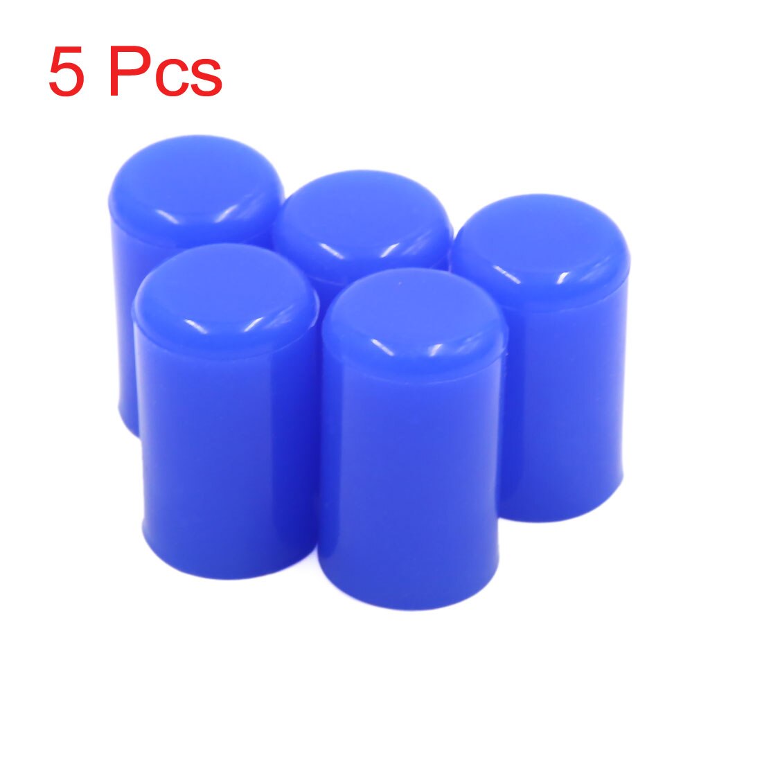 Bouchon d'obturation en Silicone pour Tube d'aspiration, embout de tuyau d'aspiration, accessoires de voiture bleu, 4/6/8/12/16/19/25/30/32mm: 5pcs 12mm