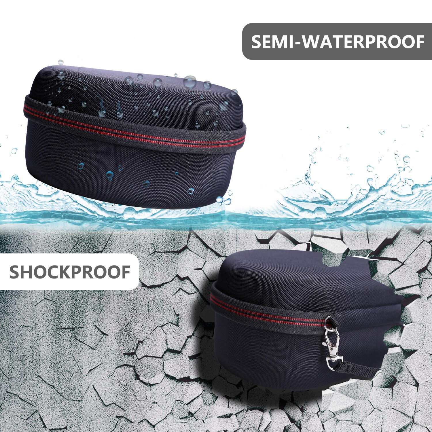 LTGEM-funda rígida EVA para Sennheiser HD, 450BT/350BT, Bluetooth 5,0, auriculares sin cable