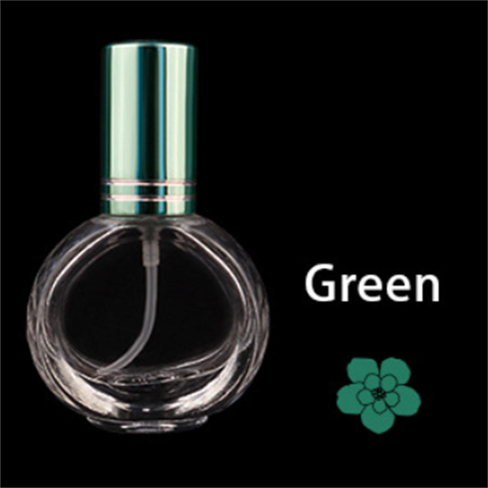 5Ml Glazen Fles Met Schaal, lege Parfumflesjes Verstuiver Spray Flessen Draagbare Reizen Cosmetische Container Make Up Gereedschap 1Pcs: 10ML green
