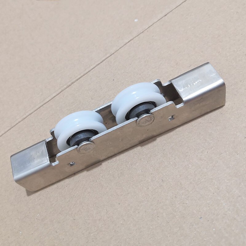 12mm Frameless Balcony Sliding Glass Door Plastic Steel Window Pulley Shower Room Concave Wheel Muted Nylon Roller Hardware Part