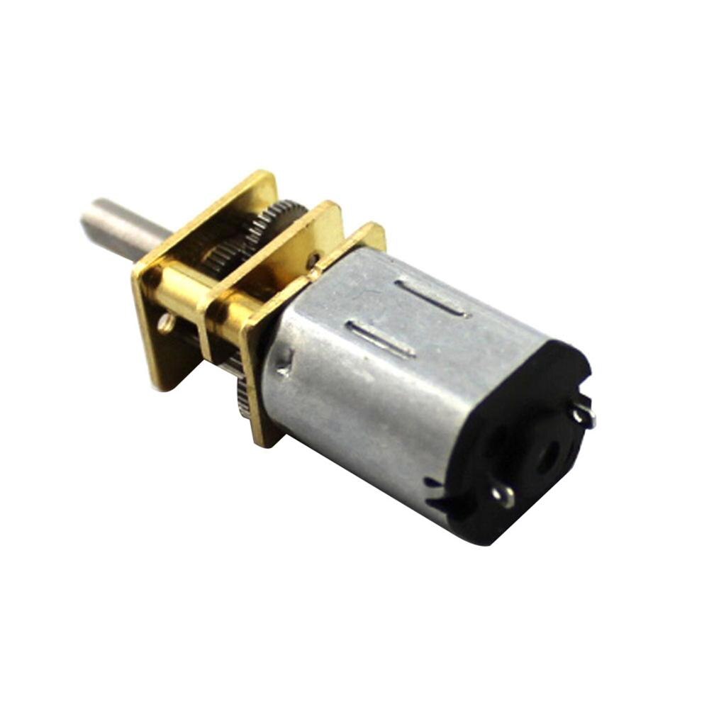 2 Pc GA12-N20 N20 Dc 6V Micro Speed Gear Motor Mini Reductie Motor Met Metalen Versnellingsbak Wiel Vertraging Motor slimme Auto Robot