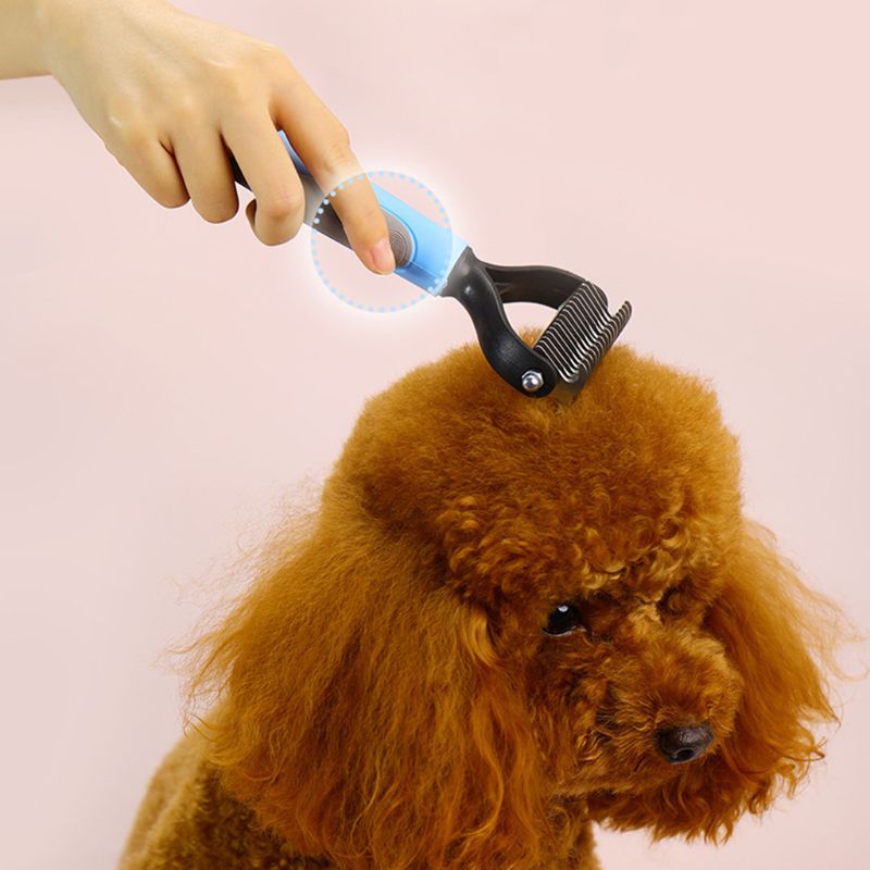 Ontharing Kam voor Honden Kat Trimmen Deshedding Borstel Grooming Gereedschap