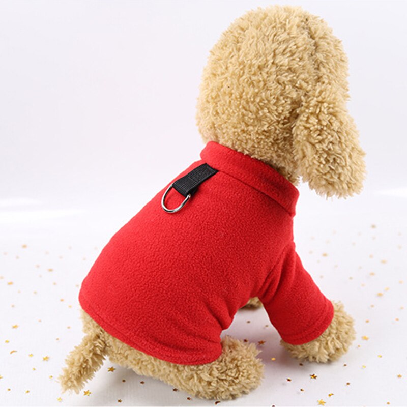 Warme Hund Mantel Vlies Winter Hund Kleidung Französisch Bulldogge Mops Chihuahua Haustier Welpen Kleidung Kleine Hund Jacke Kleidung für Hund mäntel