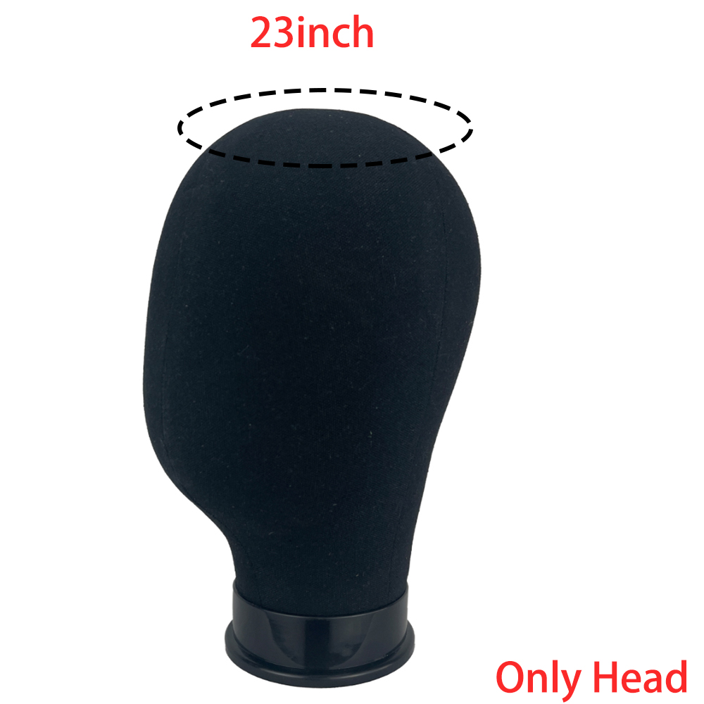 Mannequin Head Wig Stand Canvas Block Head With Adjustable Mannequin Head Tripod For Wigs Making Display Wth Wig Caps T Pins: Gold