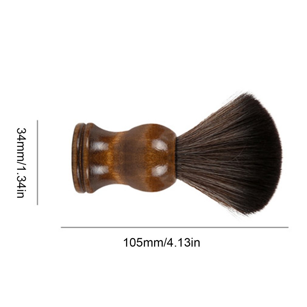 Nylon Shaving Brush Men’s Shave Brush With Engineered Wood Handle Wet Shaving Brush Kit For Safety Razor Straight Razor