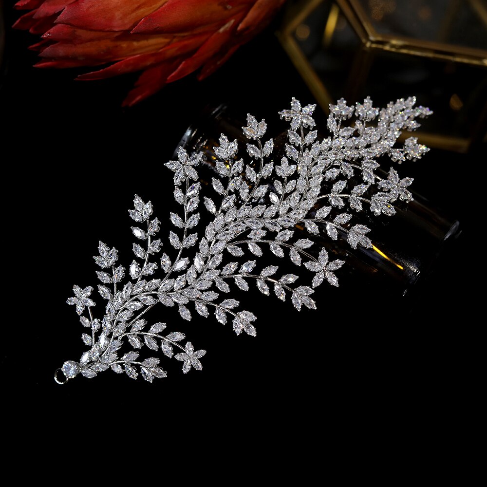 Dubai Bruiloft Haar Accessoires Bruids Hoofdtooi Haarband Haarspeld Bruiloft Haar Accessoires Vrouwen Banket Partij Hoofdtooi A00861