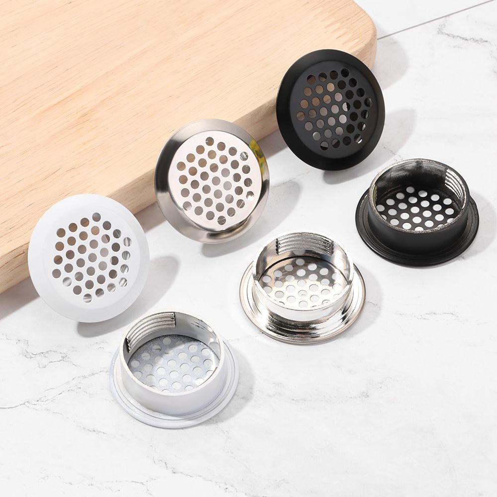 5Pcs Shoe Cabinet Ventilation Cover Wardrobe Double Sided Mesh Vent Hole Furniture Grilles Air Vent Cover Home Daily Accessories