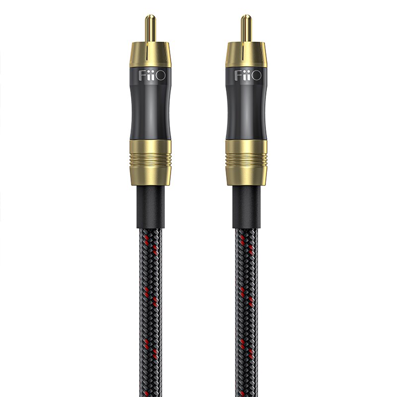 Fiio LR-RCA1 RCA Gold-plated Digital Coaxial Audio Cable for BTA30 K5 PRO LR RCA1 with 50cm Metal RCA Plug