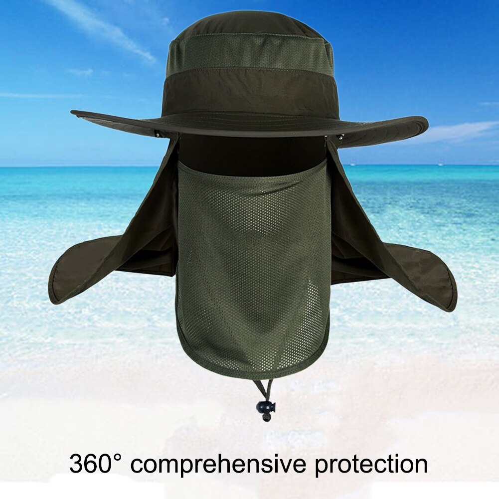 Fiskeri hat vandtæt uv beskyttelse solhætte udendørs hat fiskeri tøj til udendørs sportsfiskeri camping hinking