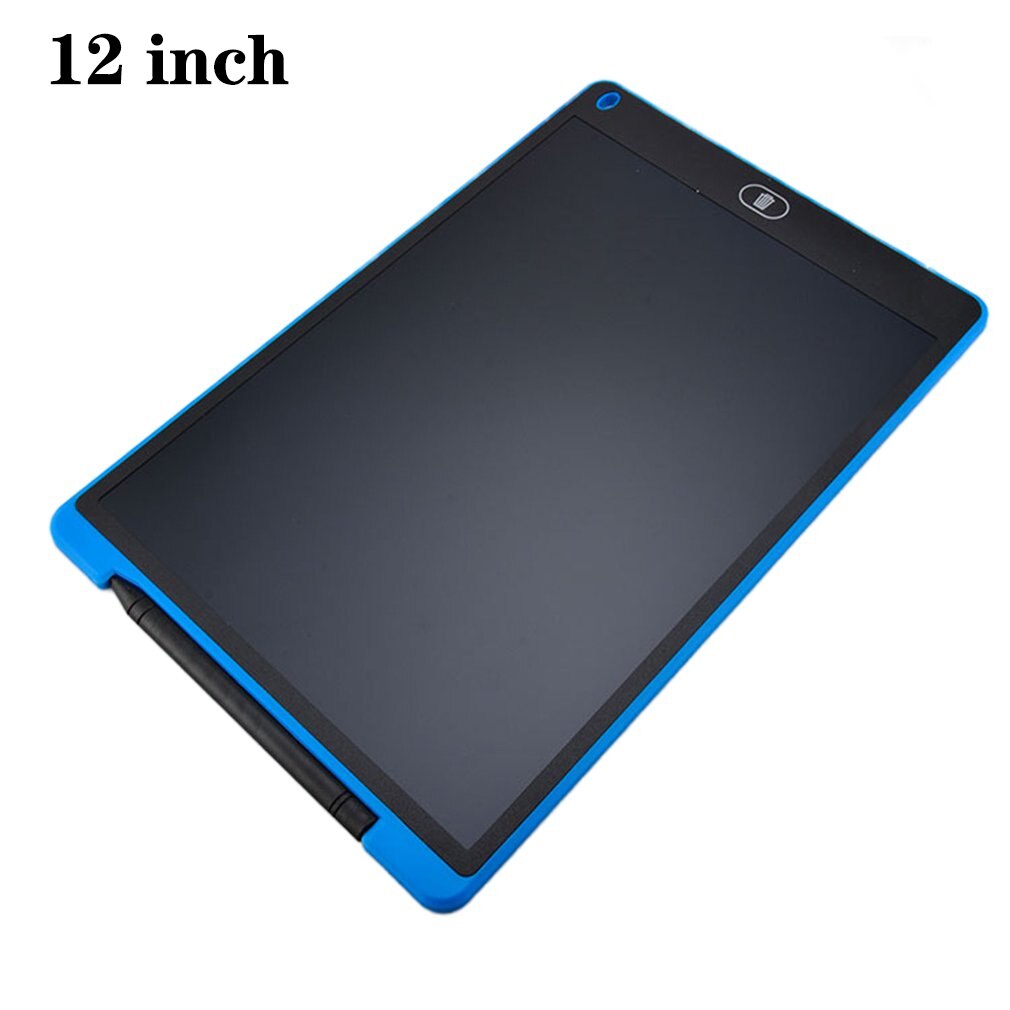 Tavolo da disegno elettronico da 12 pollici tavoletta da scrittura con schermo LCD tavolette da disegno grafiche digitali lavagna elettronica + penna: 12 inch Blue 1PC