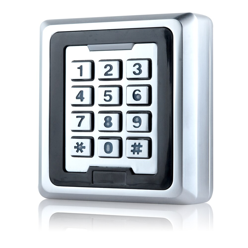 LUCKING DOOR RFID Access Control System Proximity Card Standalone 8000 Users Door Access Control Waterproof Metal Case