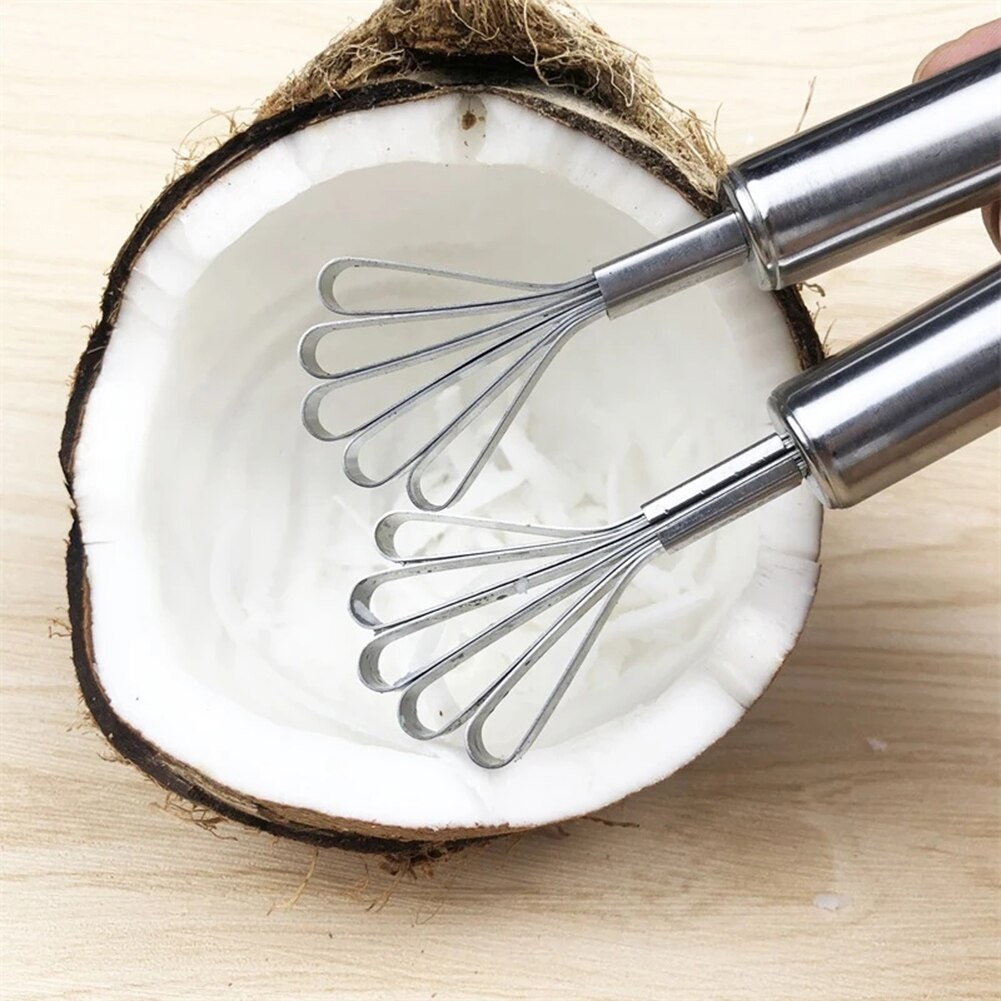 1/2pcs Multifunctional Coconut Meat Grinder Coconuts Scraper Collecting Coconut Meat Tool KSI999