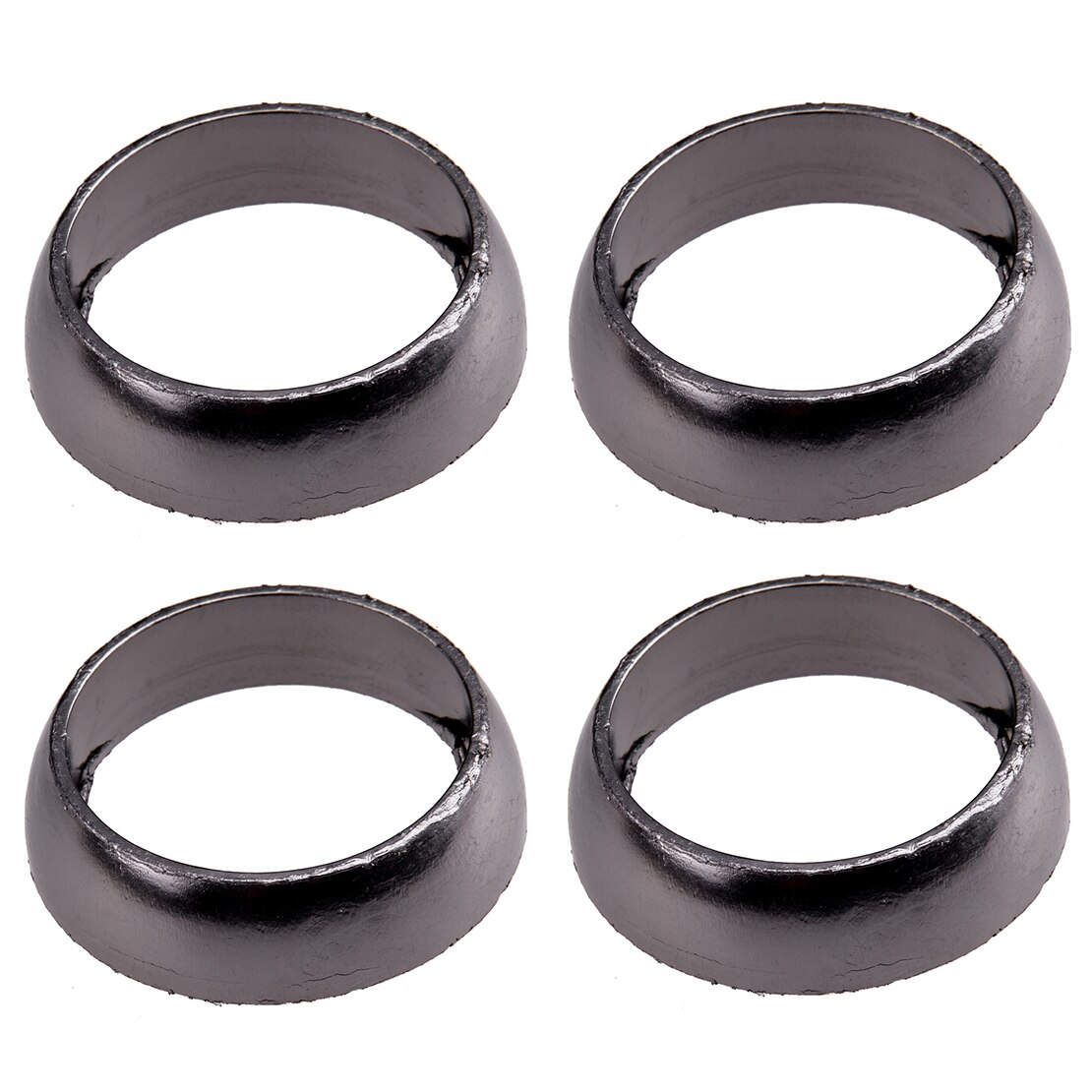 4 Stks/set Universele Auto Zilver Grafiet 2 "Binnendiameter Uitlaatdemper Pijp Om Spruitstuk Pakking Geschikt Voor Suv