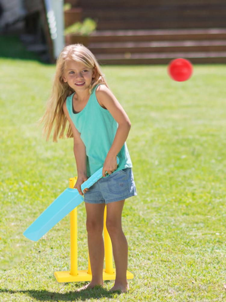 Children's Cricket Set Parent-Child Sports Interactive Cricket Indoor Outdoor Game Set For Backyard Beach Child Interesting Toy