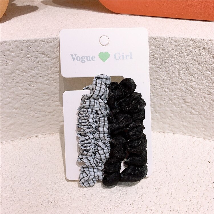 Elástico plisado bandas para el cabello para las niñas accesorios para el pelo Pelo anillo de cuerda de cabeza de pelo de niños herramientas de peinado el pelo con tocado: 03