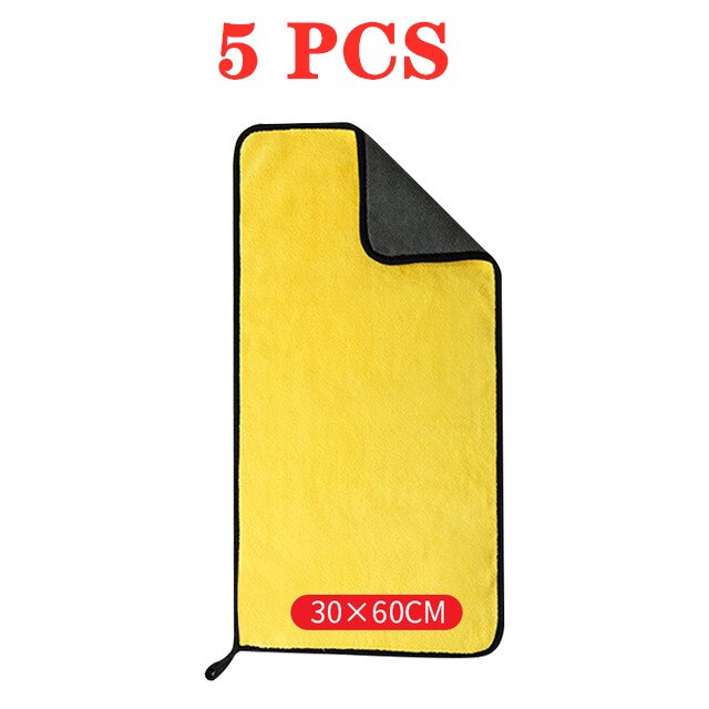 3/5/10/20 pcs Car Wash Microfiber Towel Cleaning Drying Cloth Paint Care Cloth Detailing Car Wash Towel Cleaning Rags Auto Tools: Gold