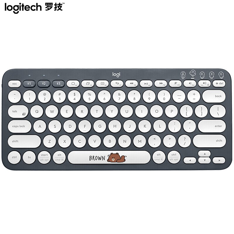 Logitech K380 multi-device Bluetooth wireless keyboard linemate multi-color Windows MacOS Android IOS Chinese keyboard