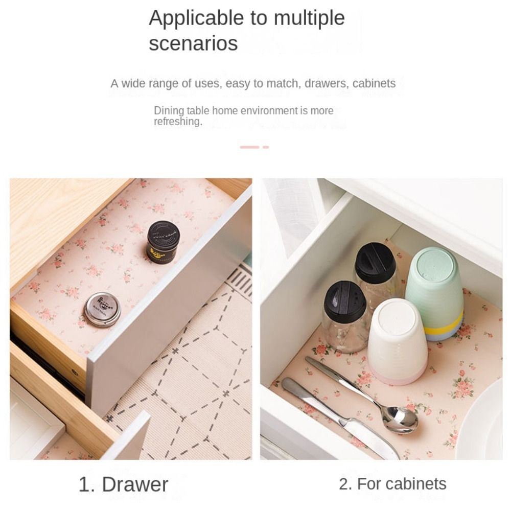 5M Herbruikbare Lademat Contact Papieren Kast Voering Vochtbestendige Waterdichte Stof Anti-Slip Tafel Pad Papier Keukentafel