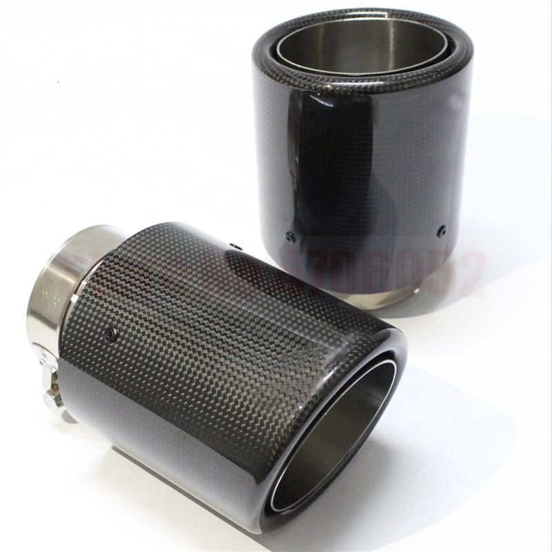 Embout de silencieux d'échappement décoratif universel Akrapovic, en acier inoxydable, brillant, 1 pièce, pour voiture