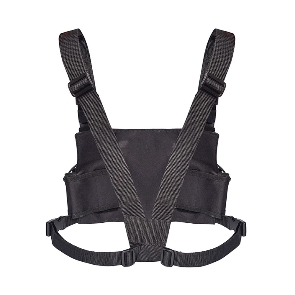 Radio Pocket Chest Harness Nylon Pack Pouch Holster Vest Rig For Walkie Talkie Adjustable shoulder strap Mountaineering backpack: Default Title