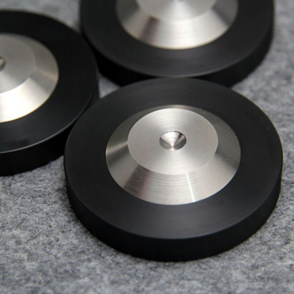 4pcs Accessories Mini Replacement Sound Floor Stands Isolation Mounts Speaker Spike Base Pad AMP DAC Feet Improve CD Shockproof