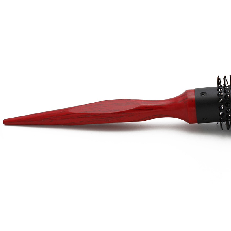 Beruf Anti Statische Lockiges Haar Kamm Wildschwein Borsten rollen Runde Pinsel Kamm Haar Styling Schönheit Salon Friseur Lockenstab