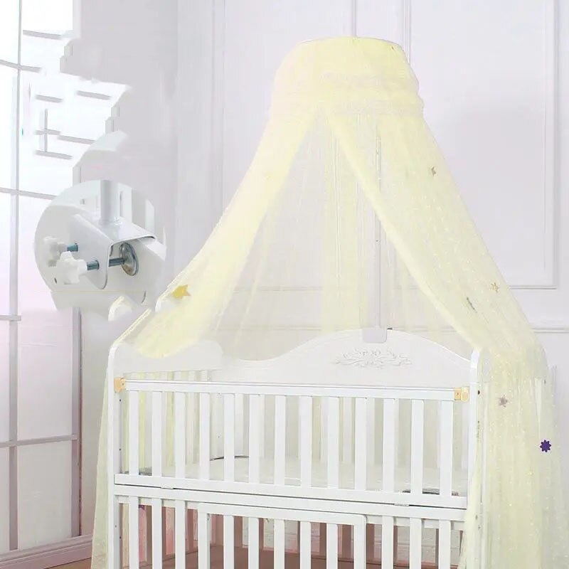 Wieg Klamboe Met Beugel Paleis-Stijl Kinderen Klamboe Cover Universal Baby Garen Tent Clamp Bed Stijl klamboe