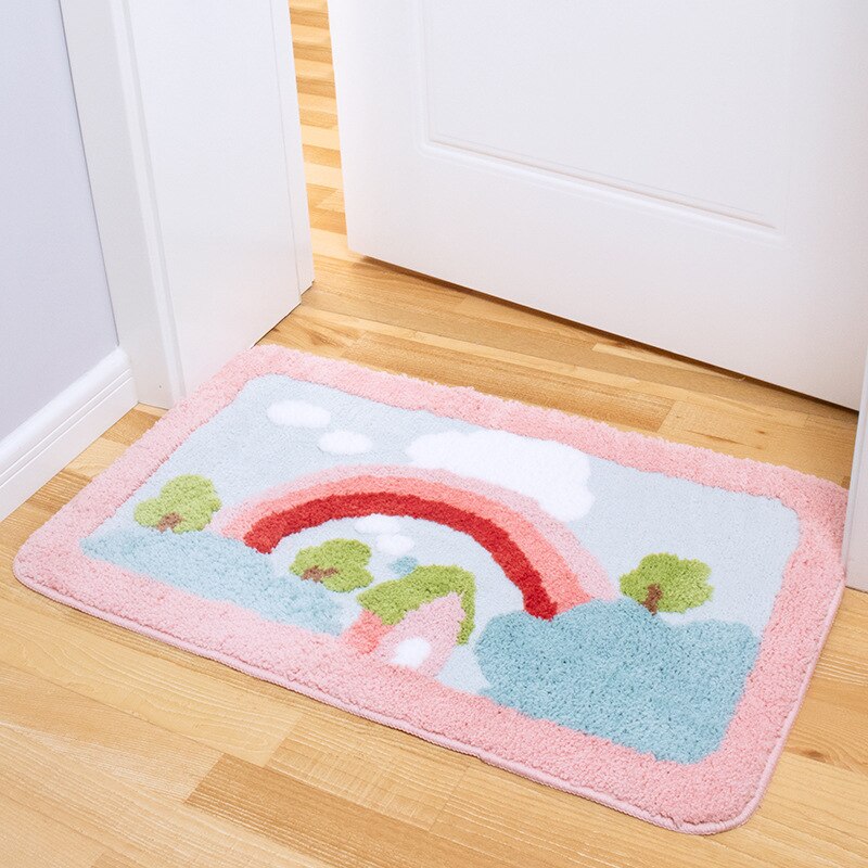 Zachte, zachte badmat, badkamer deurmat, decoratie, absorberende, antislip badmat, badmat, deurmat: 07 / 4060cm