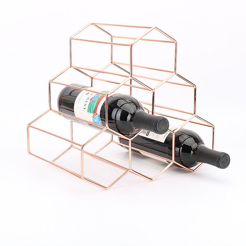 Metal vinreoler bar display rack rødvin opbevaring skab flaske skab stand holdere vinkælder opbevaring tilbehør