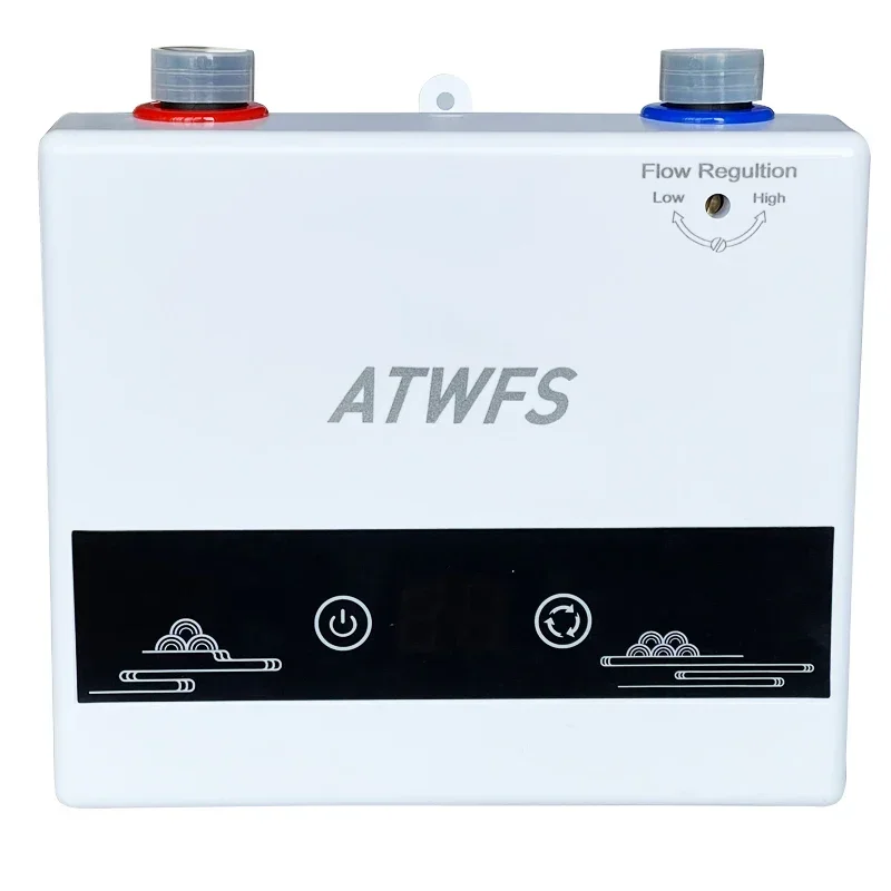 ATWFS Durchlauferhitzer, 220 V, 4600 W, tragbare elektrische Heizungen für Badezimmer, Warmwasser, Dusche und Heizung in der Küche zu Hause