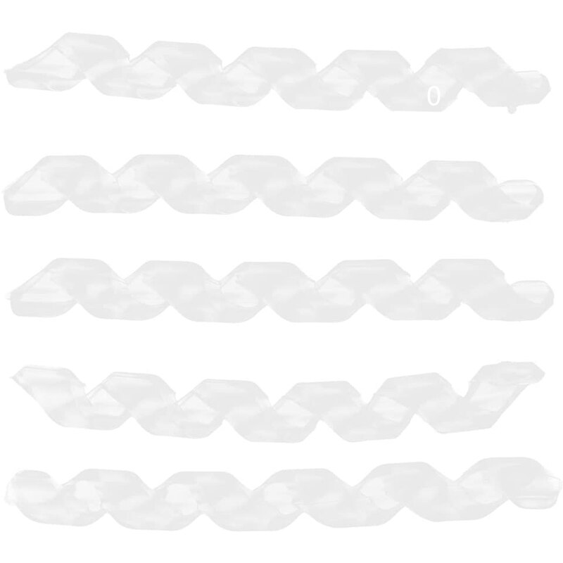 5 Stks/partij Fiets Kabels Behuizing Frame Protector Rubber Mouwen Remleiding Verschuiven Lijn Buis Pijp Wrap Spiral Schroef Mouw: Transparent