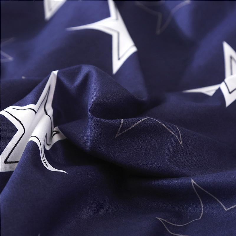 Navy Blue Bedding set,Duvet Cover 220x240 With Pillowcase,200x200 Quilt Cover,Star Pattern king size Blanket Cover