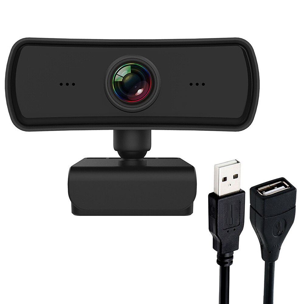 1440P Wide HD Webcam USB2.0 Autofocus HD Video Computer Camera with Noise-reduction Microphone for PC/Laptop: with 3M USB cable