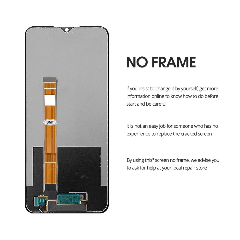 6.5 &#39;&#39;Original LCD Für Realme C3 RMX2027 RMX2021 RMX2020 LCD Anzeige Mit Rahmen Digitizer Touchscreen Für OPPO Realme c3 LCD