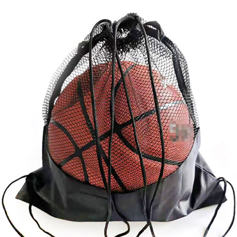 Sport-netztasche, tragbarer fußball-aufbewahrungsrucksack, outdoor-basketball-volleyball-multifunktions-aufbewahrungstaschen