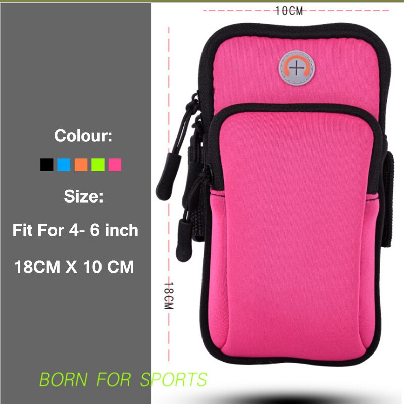 For ZTE Blade A622 5.2 inch Waterproof Case Running Sports Cell Phone Holder Arm Band Bag For ZTE Visible R2 5.45 inch On hand