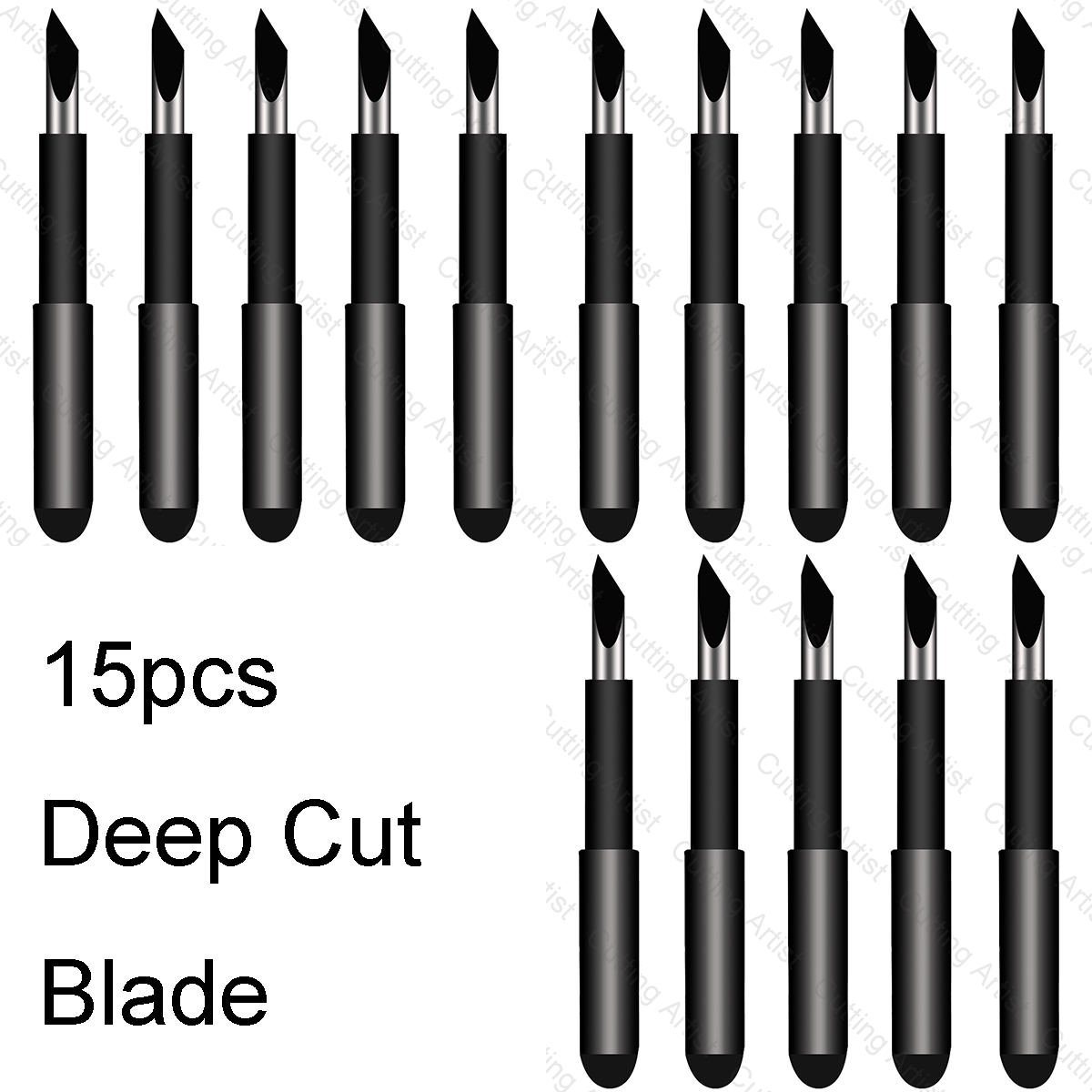 15pcs Deep Cut Blade Deepcut Deep Point Blade for Cricut Maker 3 Explore 3 Air Cameo 4 Roland Sunshine Skycut GCC Jaguar