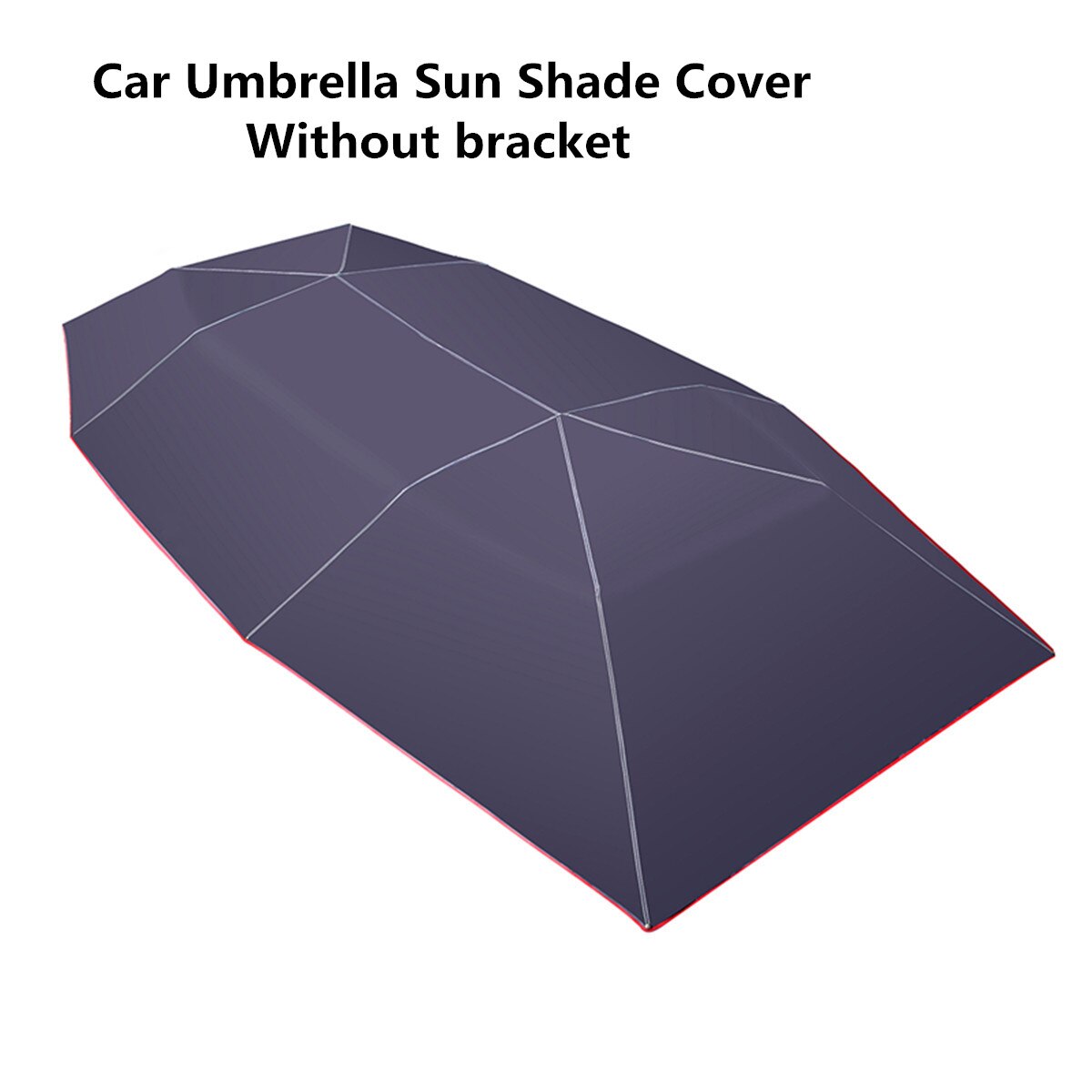 4.5x2.3M/4.2x2.1M Esterno Portatile auto Veicolo auto Tenda Ombrellone Ombra Della Copertura del Panno di Oxford del Poliestere coperture Senza staffa: 4x2.1M blu